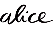 Logo Alice cinza